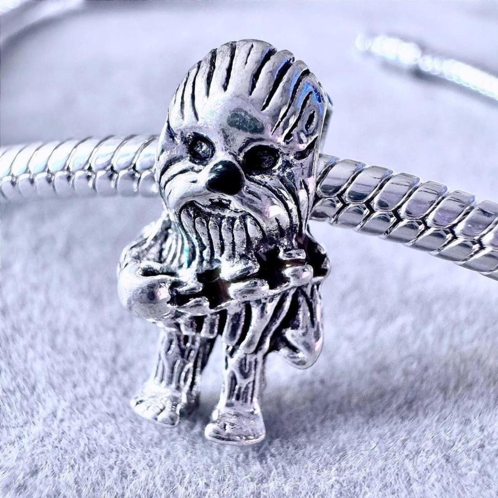 Star Wars Chewbacca Charm Silver fits PANDORA